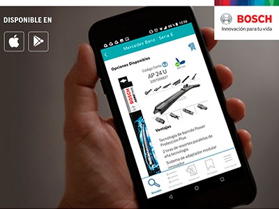 Instructivo Bosch: App de escobillas